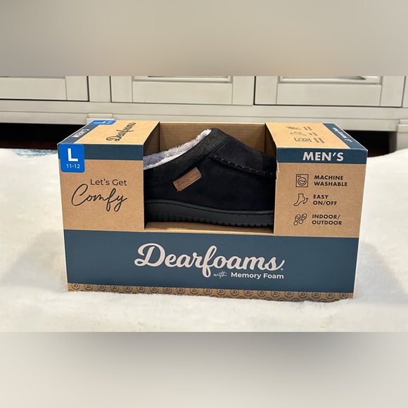 Dearfoams Men's Memory Foam Slipper - Picture 10 of 16